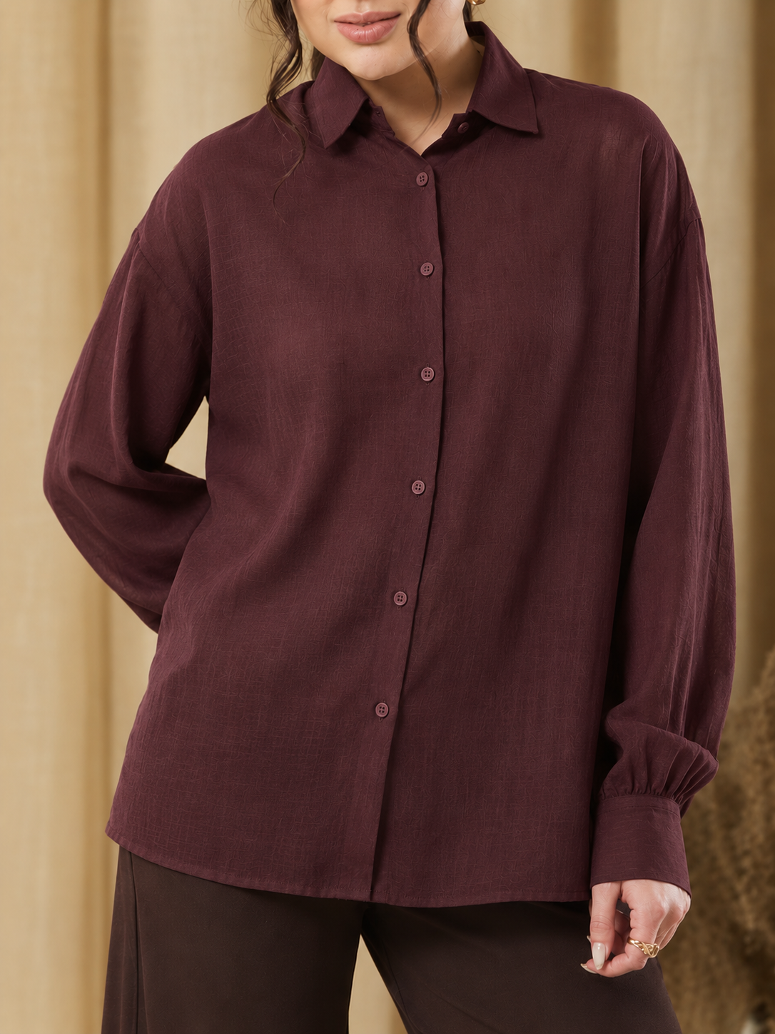 Camisa lisa plus size